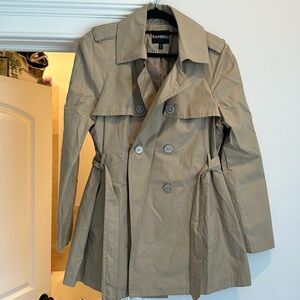Express Double Breasted Trench Coat